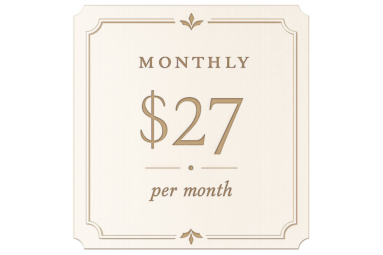 Season 1 - Monthly Subscription